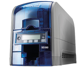 Impressora Datacard SD260 - Impressora de Cartões e Crachás colorida. Resolução de 300 dpi. 200 cartões por hora impressão colorida. 850 cartões por hora impressão monocromática (preto) - Equipamento Semi-Novo e Revisado com 01 Ano de Garantia.