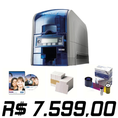 Promoção Imperdível !!! Impressora Datacard SD360 Dual-Sided com Kit de Suprimentos - Pagamento com Boleto Bancário Banco do Brasil - Equipamento Novo com 18 meses de Garantia.