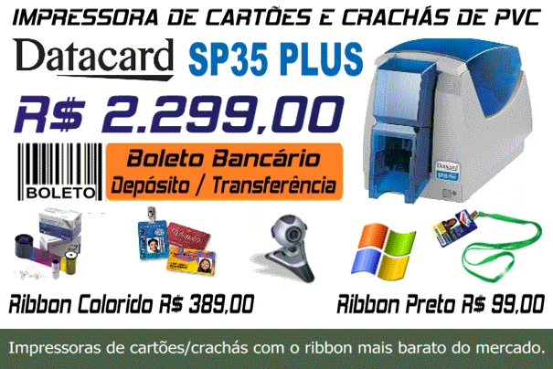 CompMac - Distribuidor de Impressoras de Cartões Crachás PVC com os Suprimentos mais Baratos do Brasil