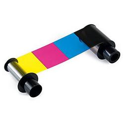 Ribbon Color CardMac Single Direct-to-Card - Ribbon color para 250 impressões em até 16.000 cores em 5 painéis (YMCKO) nas cores amarelo, magenta, ciano, preto e overlay, que é a camada de proteção que garantirá a qualidade e durabilidade dos cartões impressos nas Impressoras CardMac Single Direct-to-Card.