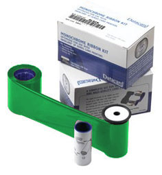 Ribbon Verde Datacard P/N: 552854-506 - Ribbon Monocromático verde green com 1.500 impressões para Impressoras Datacard SP35 Plus, SP55 Plus e SP75 Plus.